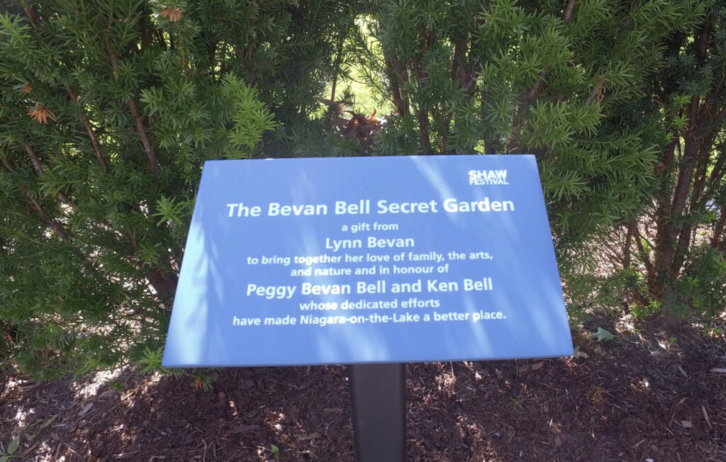 Bell Bevans Secret Garden plaque